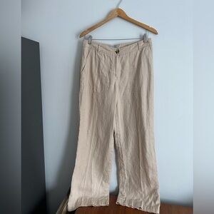 Pure Collection Linen Trousers